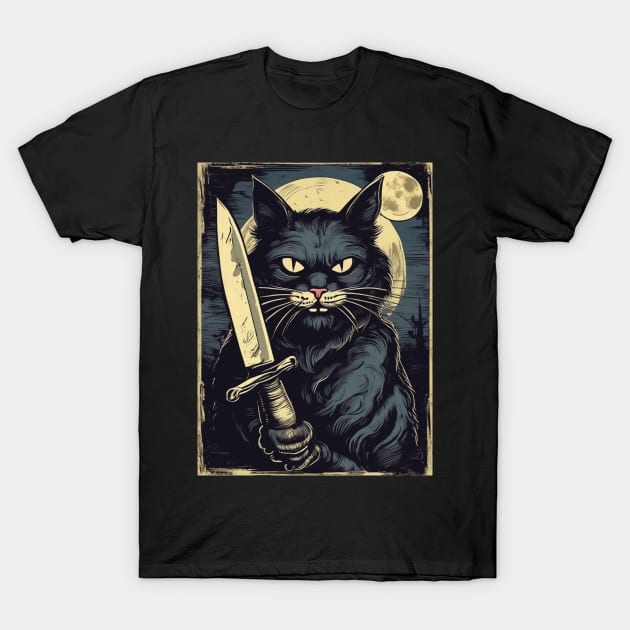 scary cat T-Shirt by mdr design